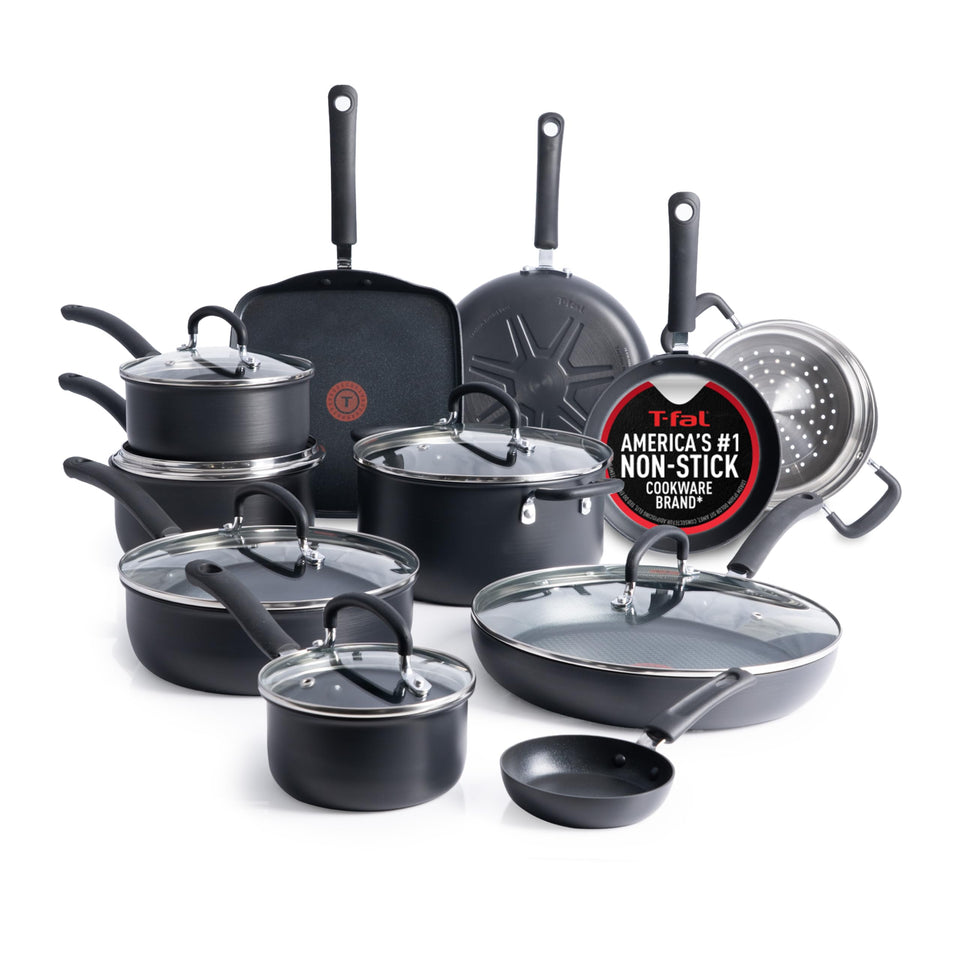 T-Fal Ultimate hard anodized 2-quart saucepan with lid for precise simmering and easy cleanup.