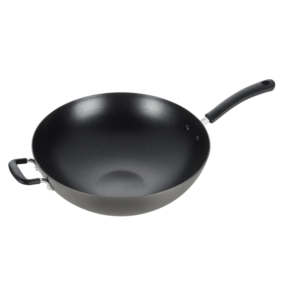 T-Fal Ultimate 14-inch wok top view shows even heat distribution.