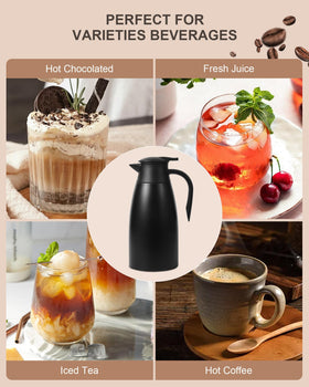 Tgvasz 70oz carafe wide mouth opening for easy filling and cleaning
