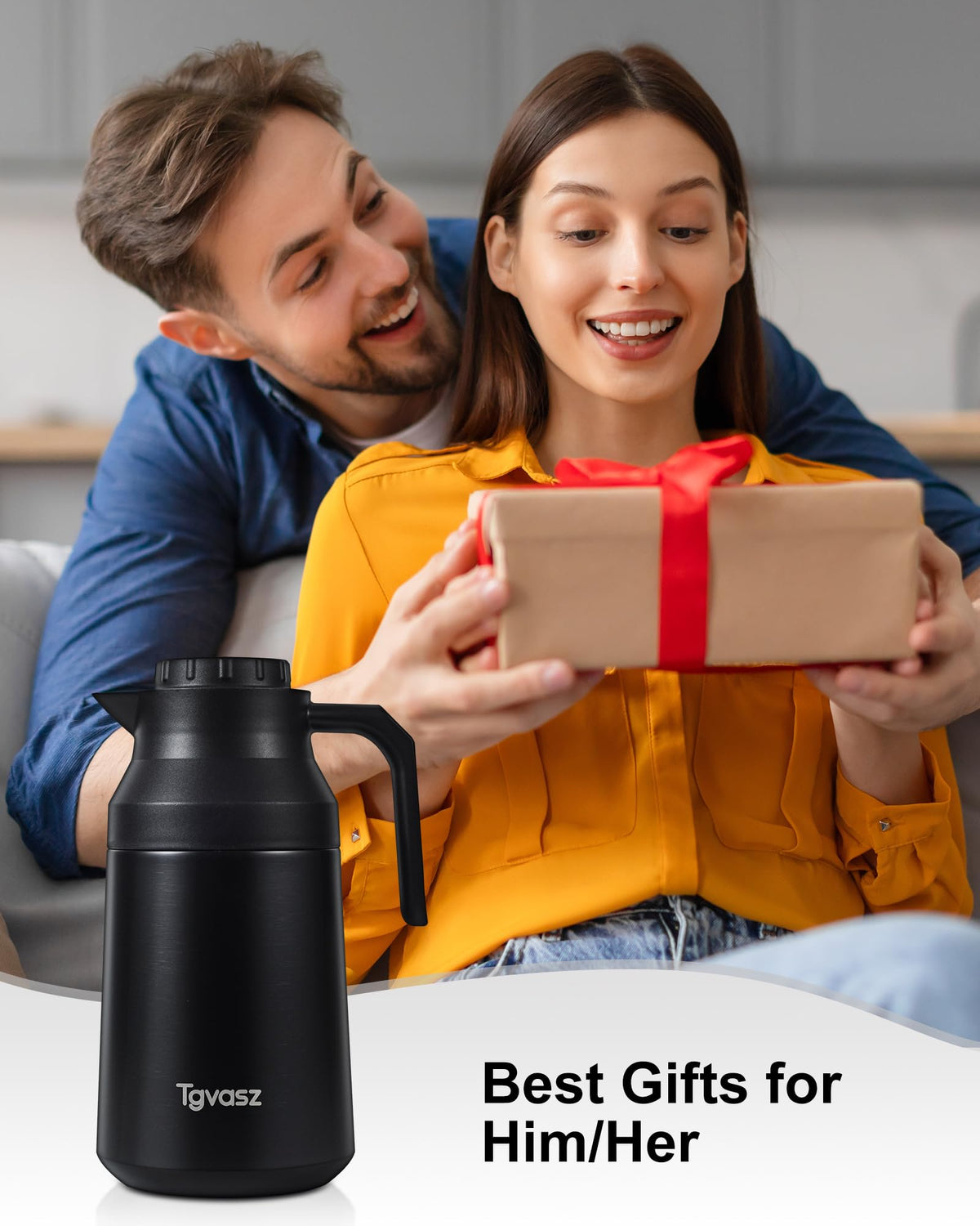 Ergonomic Tgvasz carafe handle and pour spout for comfortable use