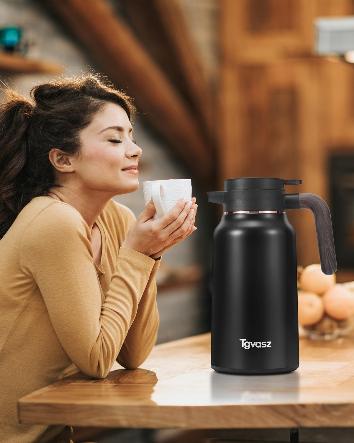 Tgvasz cafe-ready setup suited for warming drinks in cafes and gatherings.