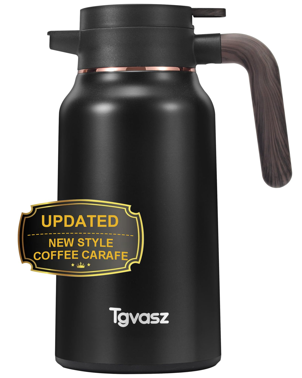 Tgvasz thermal coffee carafe pouring smoothly for easy serving.
