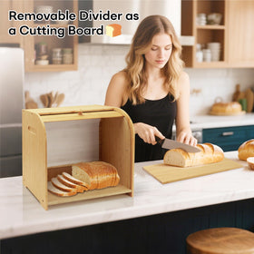 Thalomely bread box simple assembly with included hardware.