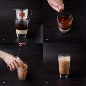 Thang Long packaged Vietnamese coffee filter with instruction sheet.