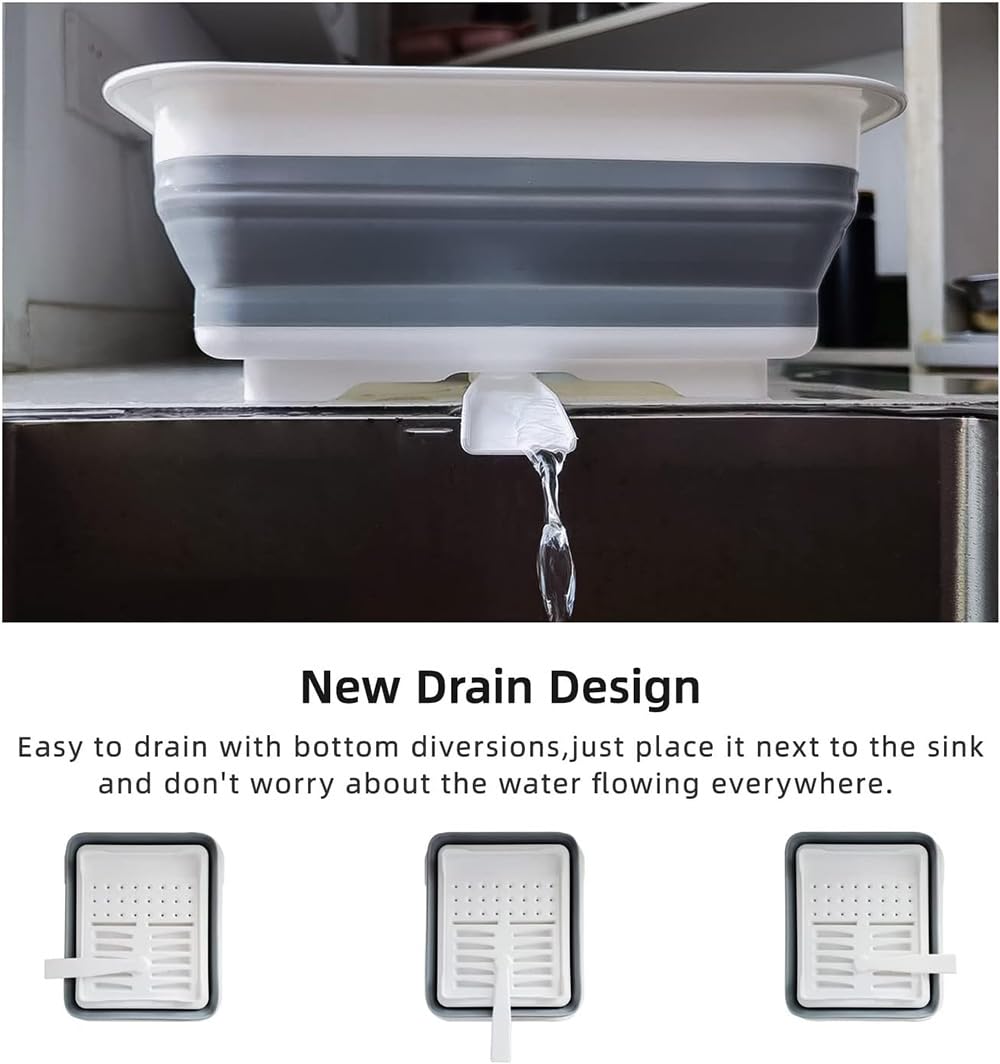 Thanstar compact rack stored under sink for space