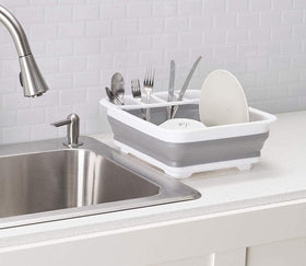 Thanstar dish drying rack is easy to clean and resists rusting.