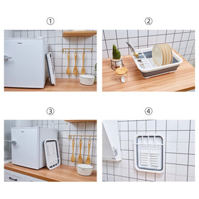 Thanstar swivel drain strip directs water into the sink.