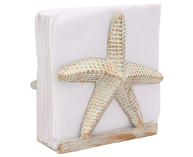 THDC nautical napkin holder, 6in square, keeps napkins within reach.