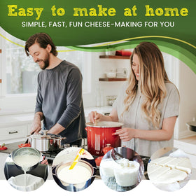 The Big Cheese Making Kit finished cheeses image demonstrates tangible results you can enjoy.