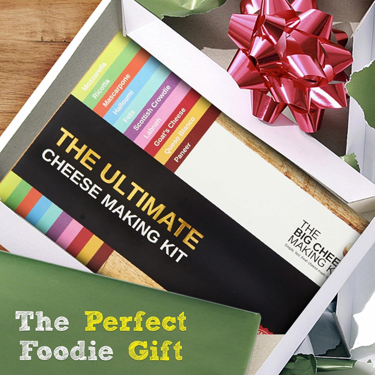 The Big Cheese Making Kit instruction booklet emphasizes simple steps for beginners.