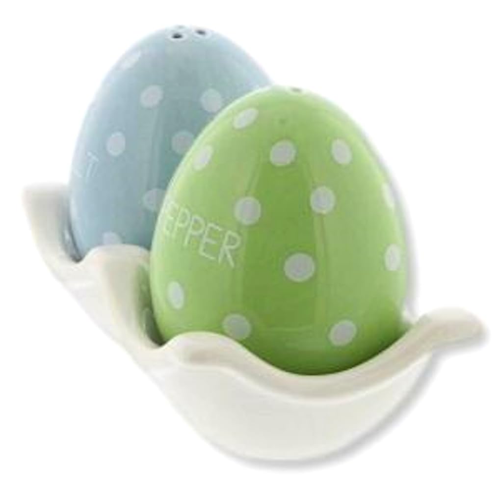 The Bridge Collection gift-ready Easter decor salt and pepper shakers for gifting.