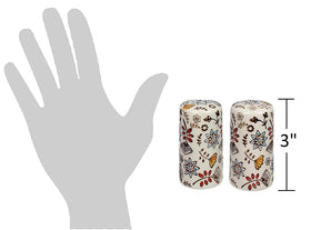 The Bridge Collection hand-painted floral pattern enhances dining decor with cottagecore warmth.