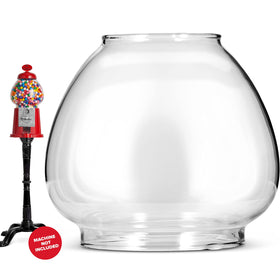 The Candery acrylic bowl offers shatterproof durability and crystal-clear visibility.