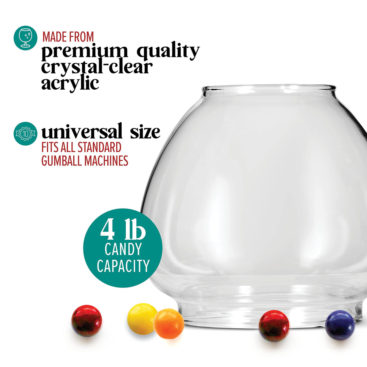 The Candery bowl installation is easy for fast, mess-free refills.