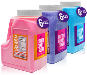 The Candery Strawberry flavor cotton candy sugar jar for quick at-home treats