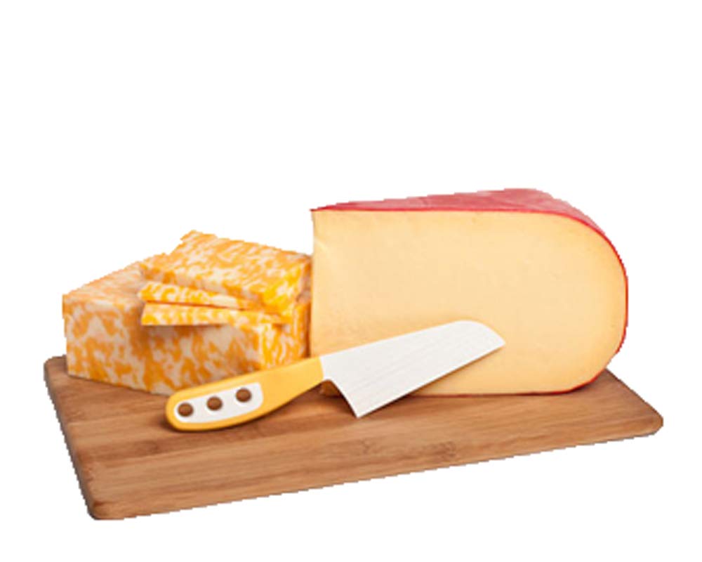 The Cheese Knife OKP2 with soft grip for comfortable, controlled cheese serving.