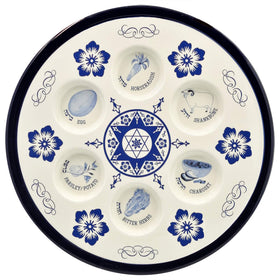 The Dreidel Company Seder Plate makes a thoughtful hostess gift for Passover.
