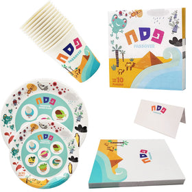 The Dreidel Company Passover table setup showcasing a coordinated look.