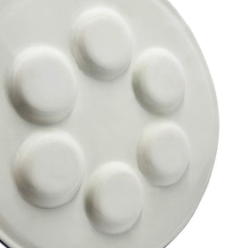 The Dreidel Company Seder plate shows Hebrew and English labels for ritual foods.