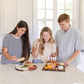 The Elite Snacker extended 26-inch layout provides versatile serving space.