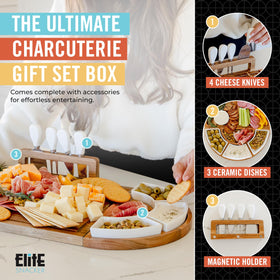 The Elite Snacker magnetic end pieces expanded for flexible party layouts.