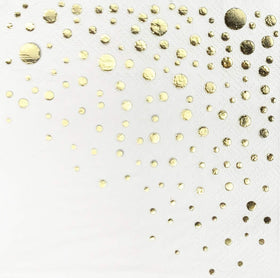 Stylish gold bar napkins on a dinner table by The Essential Concierge