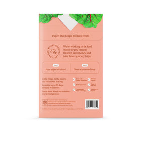 FreshPaper sheets arranged beside fresh fruit for longer shelf life.