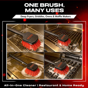 THE FRYOILSAVER COMPANY 20-inch long-reach brush clean hard-to-reach fryer corners