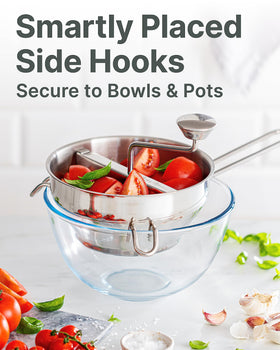 The Hungry Artisan dishwasher-safe stainless steel body for easy cleanup.