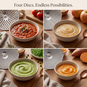 The Hungry Artisan stainless steel design ensures durable, easy cleanup.