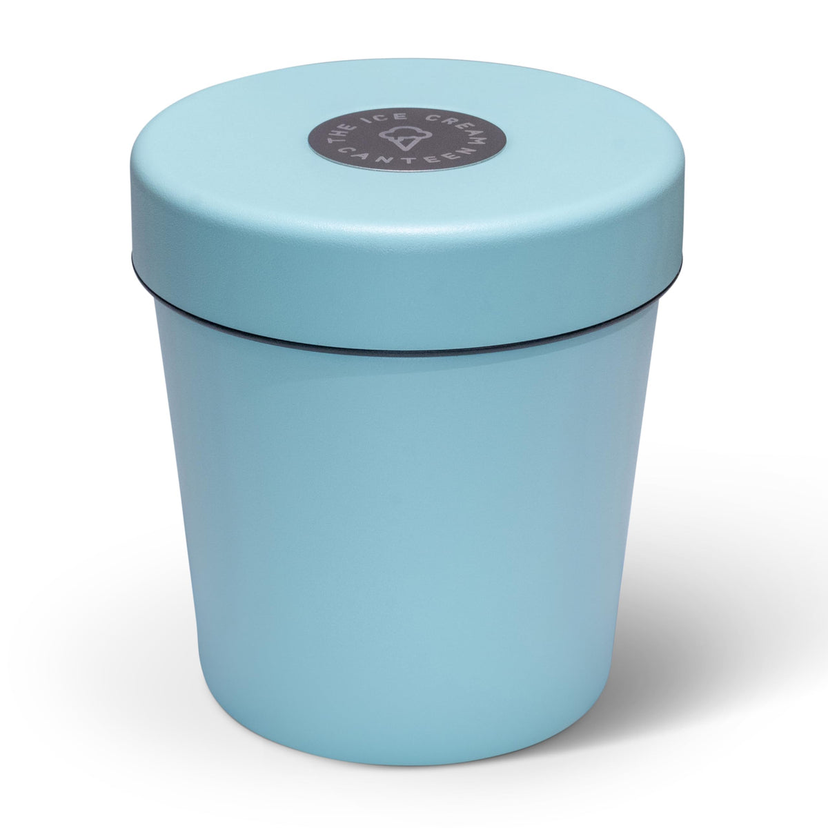 The Ice Cream Canteen mint green pint-inholder keeps ice cream cold on the go.