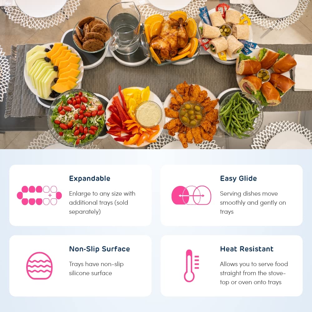 The Lazy Susan Revolution assembly in minutes, tool-free setup.