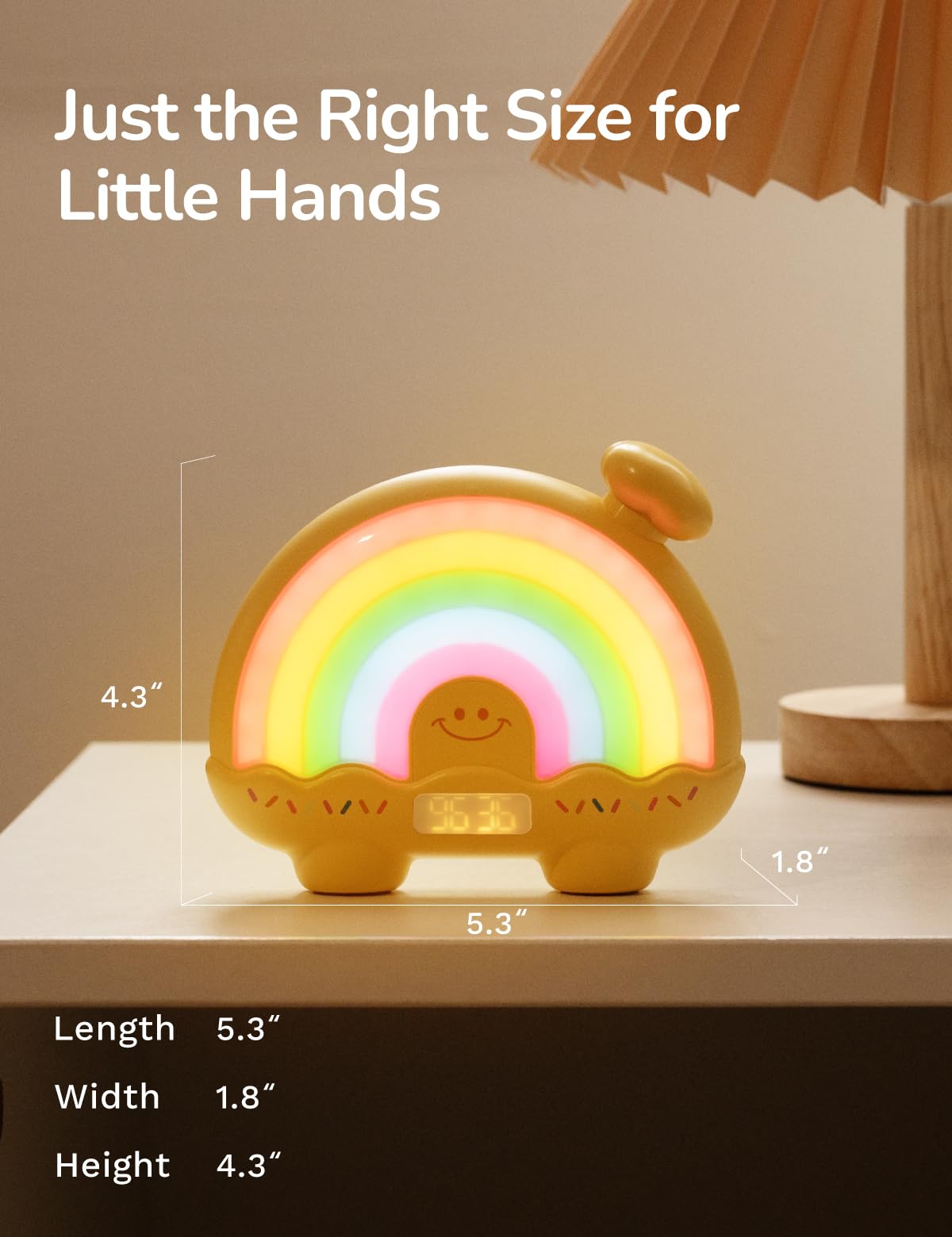 The Pal Rainbow Timer — classroom setting, kid-friendly design for routines