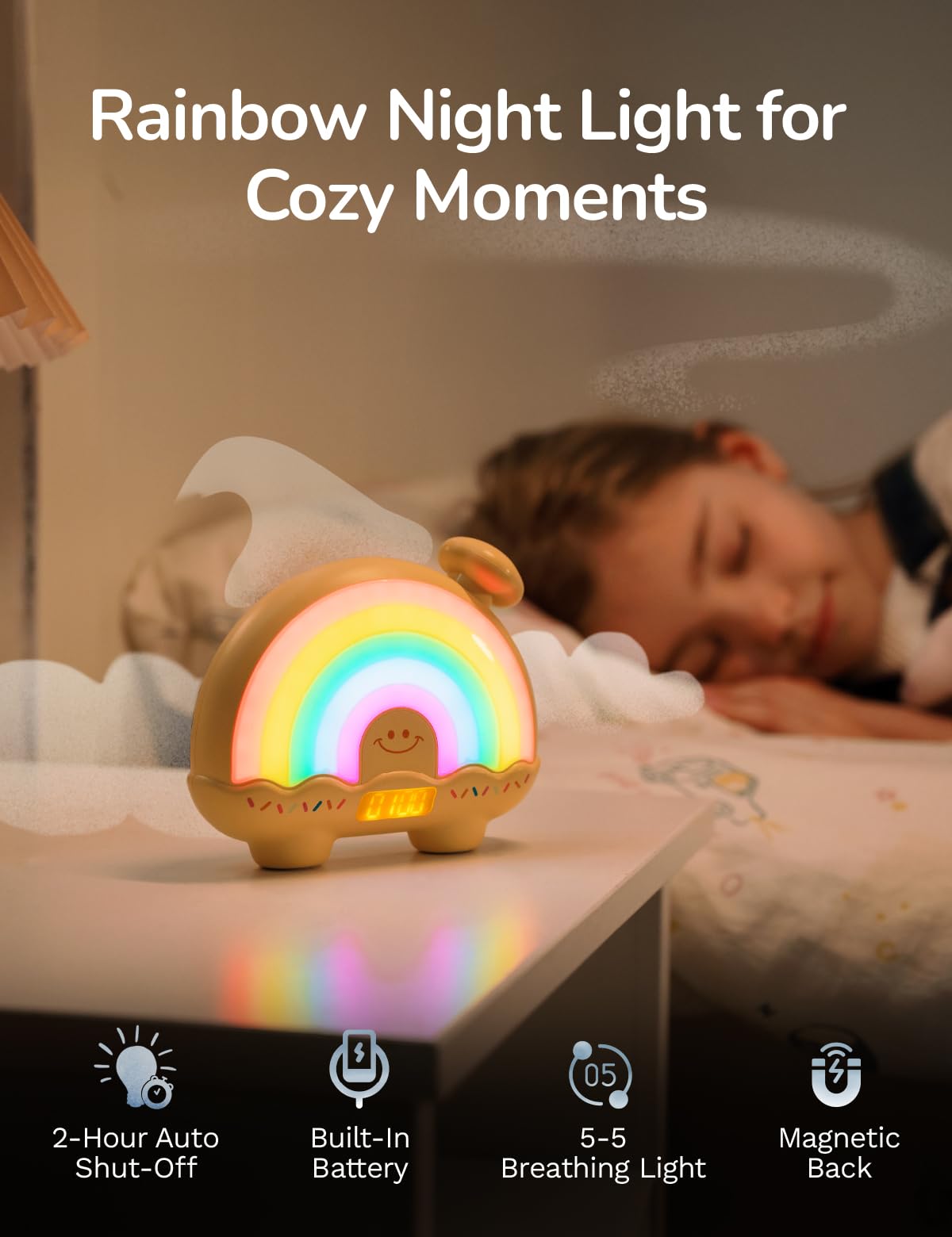 The Pal Rainbow Timer — color-changing glow, visual cue for transitions
