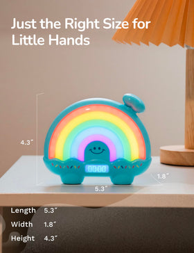 Timer Pal Rainbow Timer blue night light aids soothing night routines