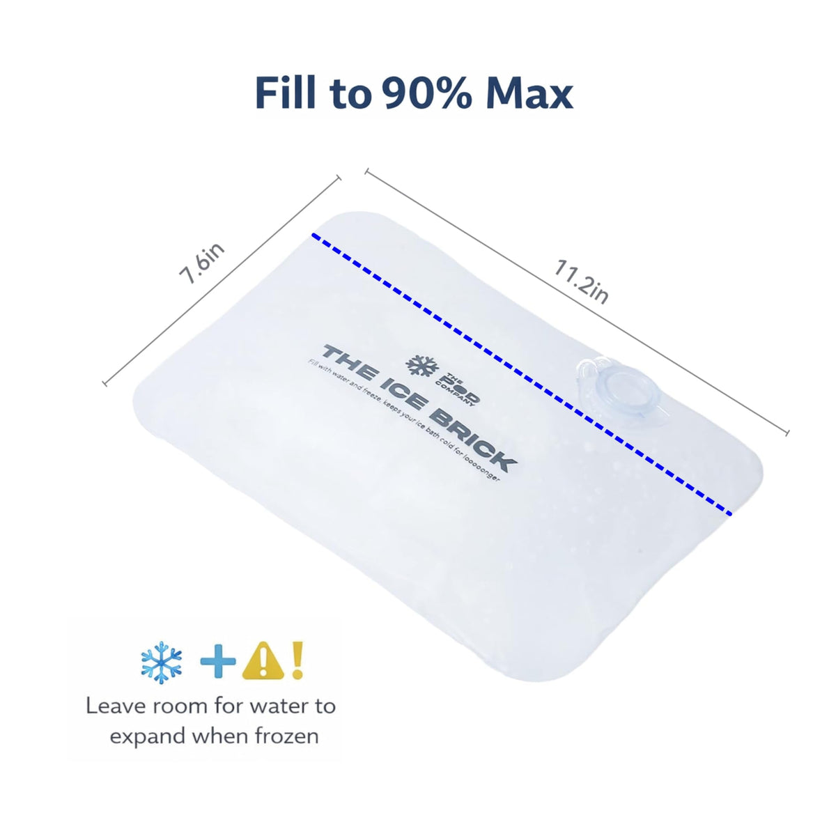 The Pod Company reusable ice bricks pack reduces waste and saves on daily ice.