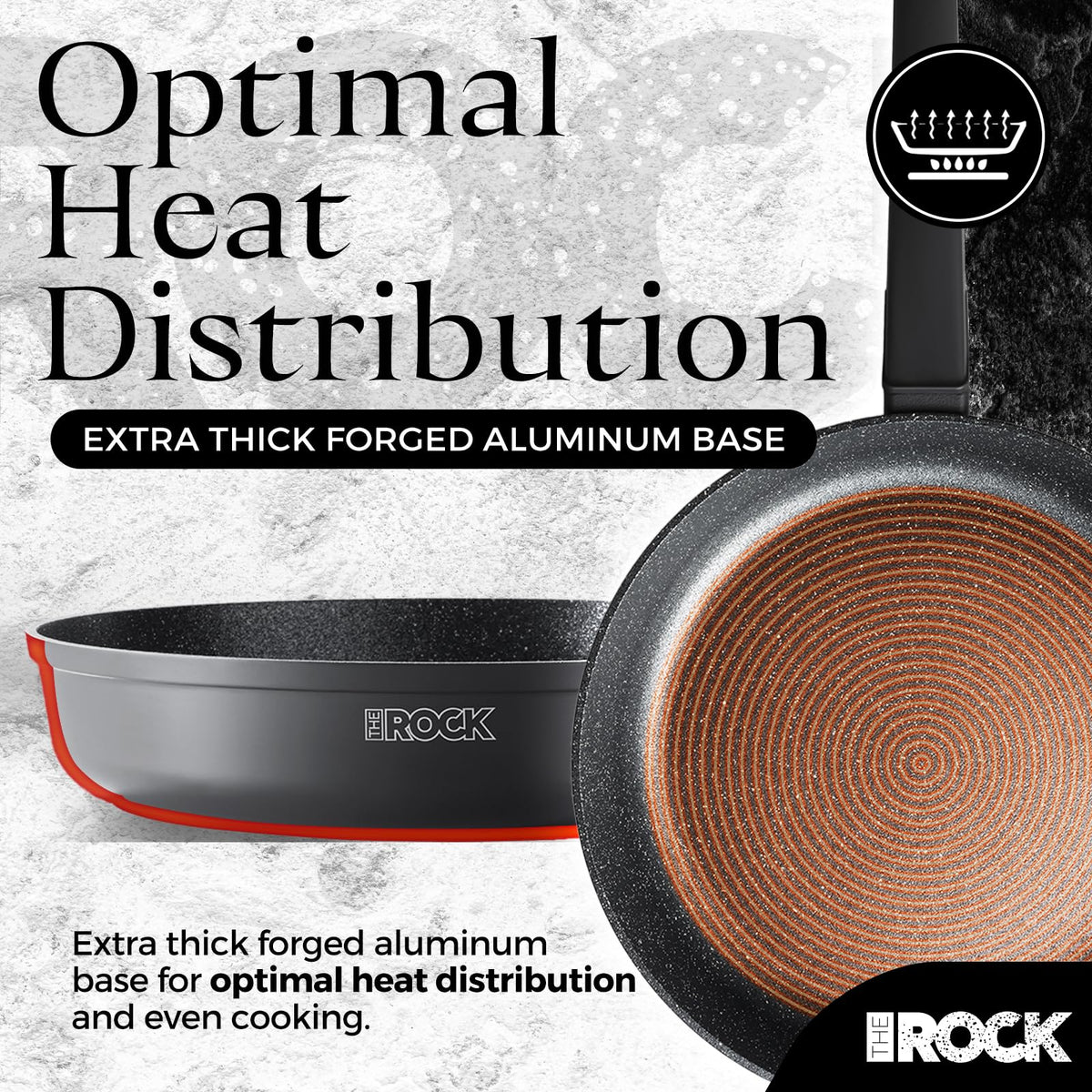 The Rock Soho dishwasher-safe pan cleans easily after cooking