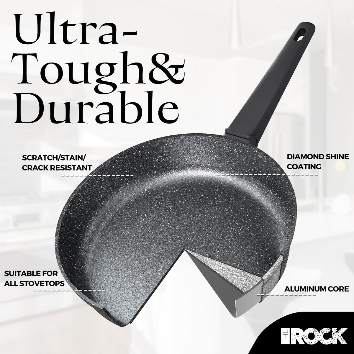 The Rock Soho on induction demonstrates versatile performance across heat sources