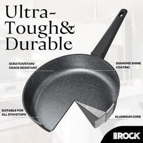 The Rock Soho on induction demonstrates versatile performance across heat sources