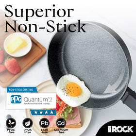 The Rock Soho oven-safe design withstands baking up to 320F for recipes
