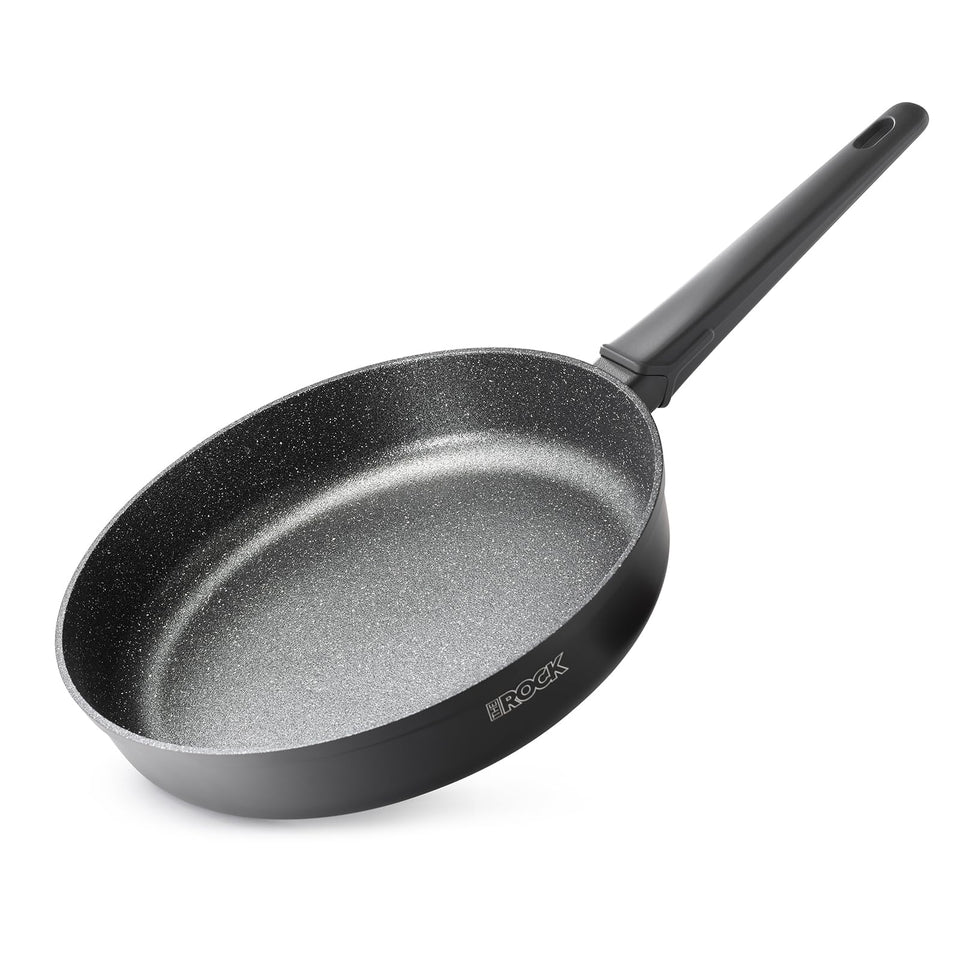 The Rock Soho 11-inch pan top view features easy release for perfect browning