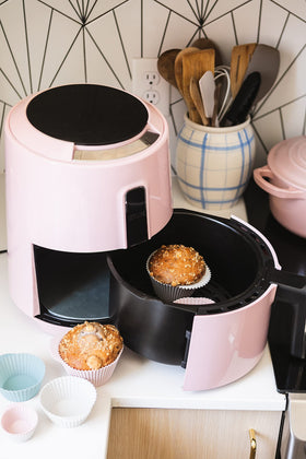 The Silicone Kitchen oven-safe cups in hot oven
