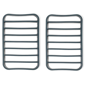 The Silicone Kitchen extra-large two-pack roasting racks on a sheet for even airflow.