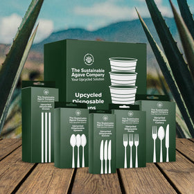 THE SUSTAINABLE AGAVE COMPANY 100 count straw pack ready for home or event use