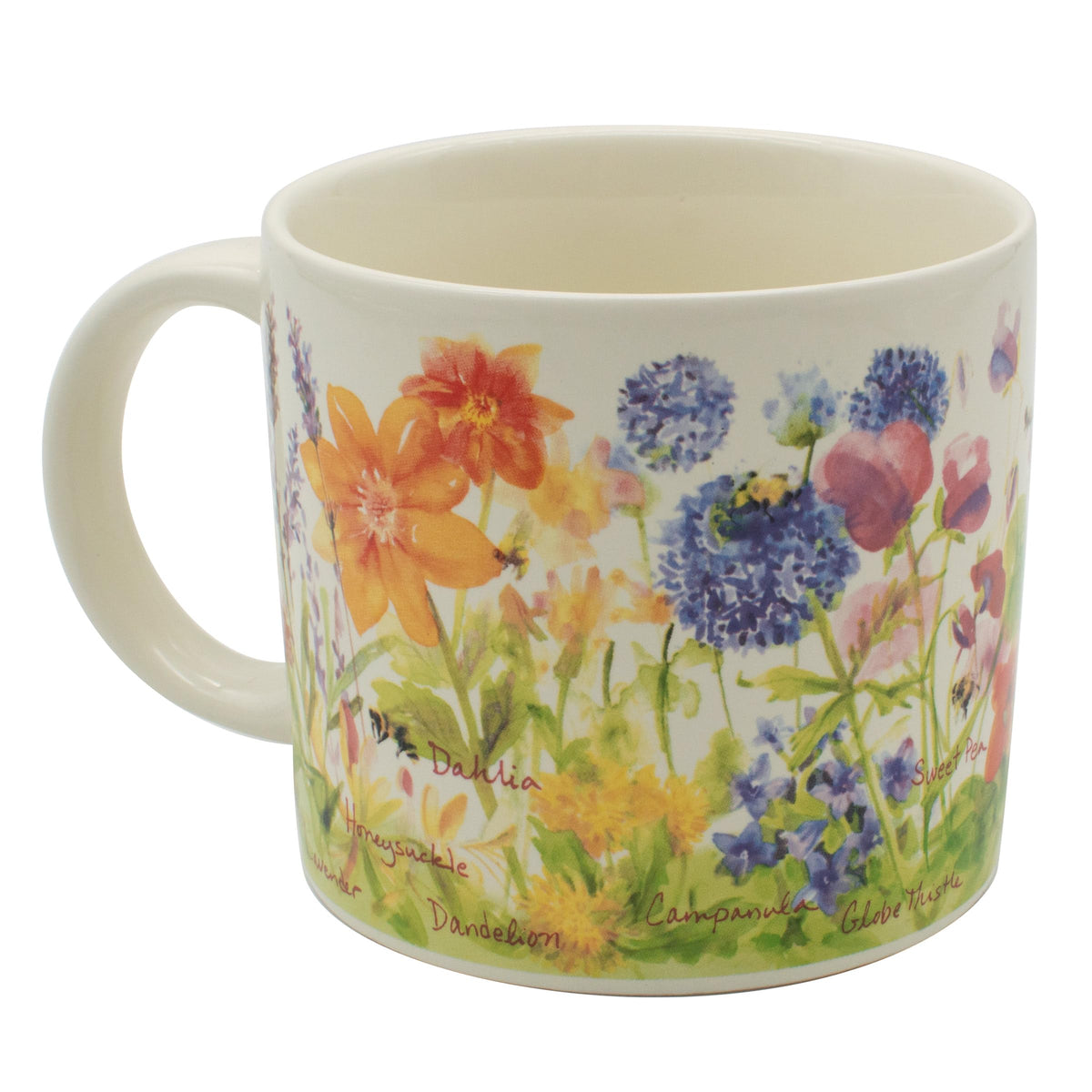 The gift box presentation makes Bee Garden mug a thoughtful nature gift.