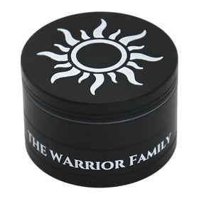 The Warrior Family 4-Piece Grinder teeth close-up for precise spice grinding in home kitchens.