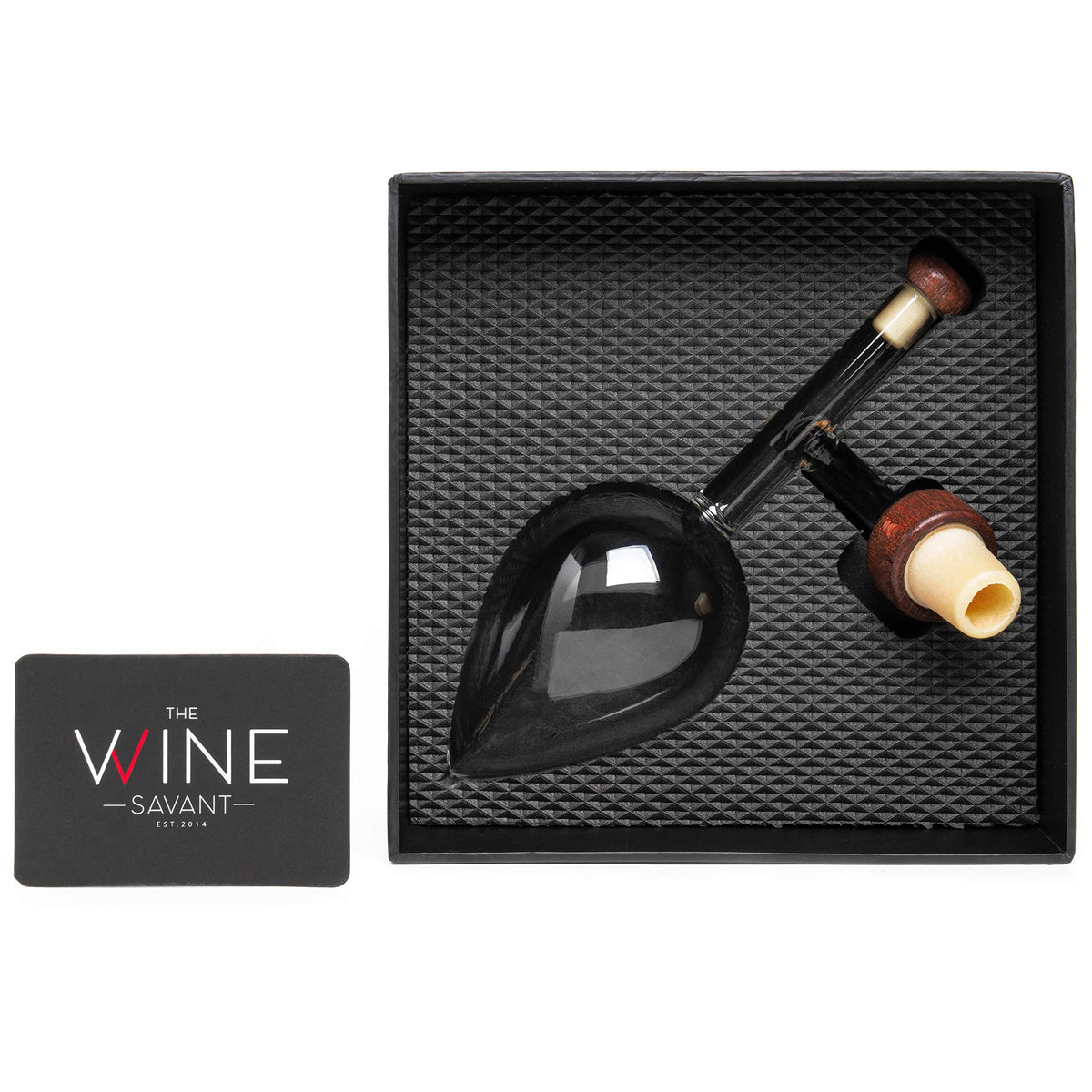 The Wine Savant gift-ready aerator invites wine lovers to savor moments.