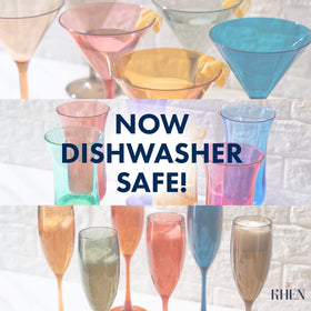 The Wine Savant yellow unbreakable stemless glass brightens outdoor parties.