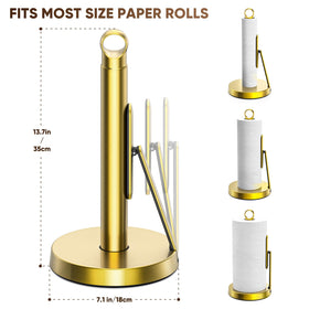 Theaoo fits all paper towel rolls, standard or larger sizes