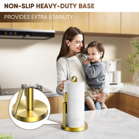 Theaoo gold finish adds modern warmth to any kitchen